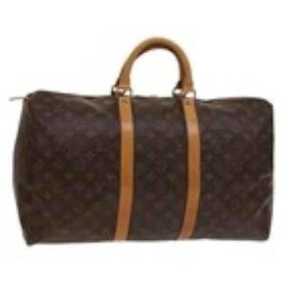LOUIS VUITTON Monogram Keepall 50 Boston Bag M41426 LV Auth 138682 - Picture 1 of 16